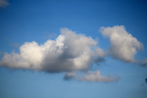 Clouds blue sky