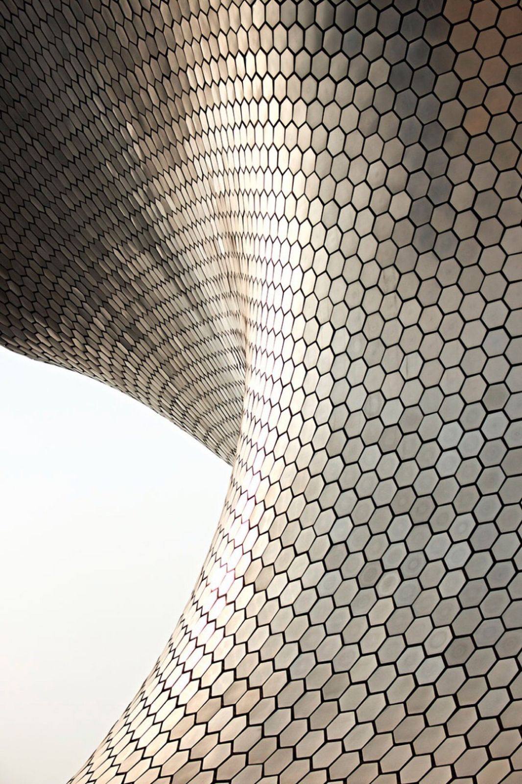 Piel hexagonal del Museo Soumaya