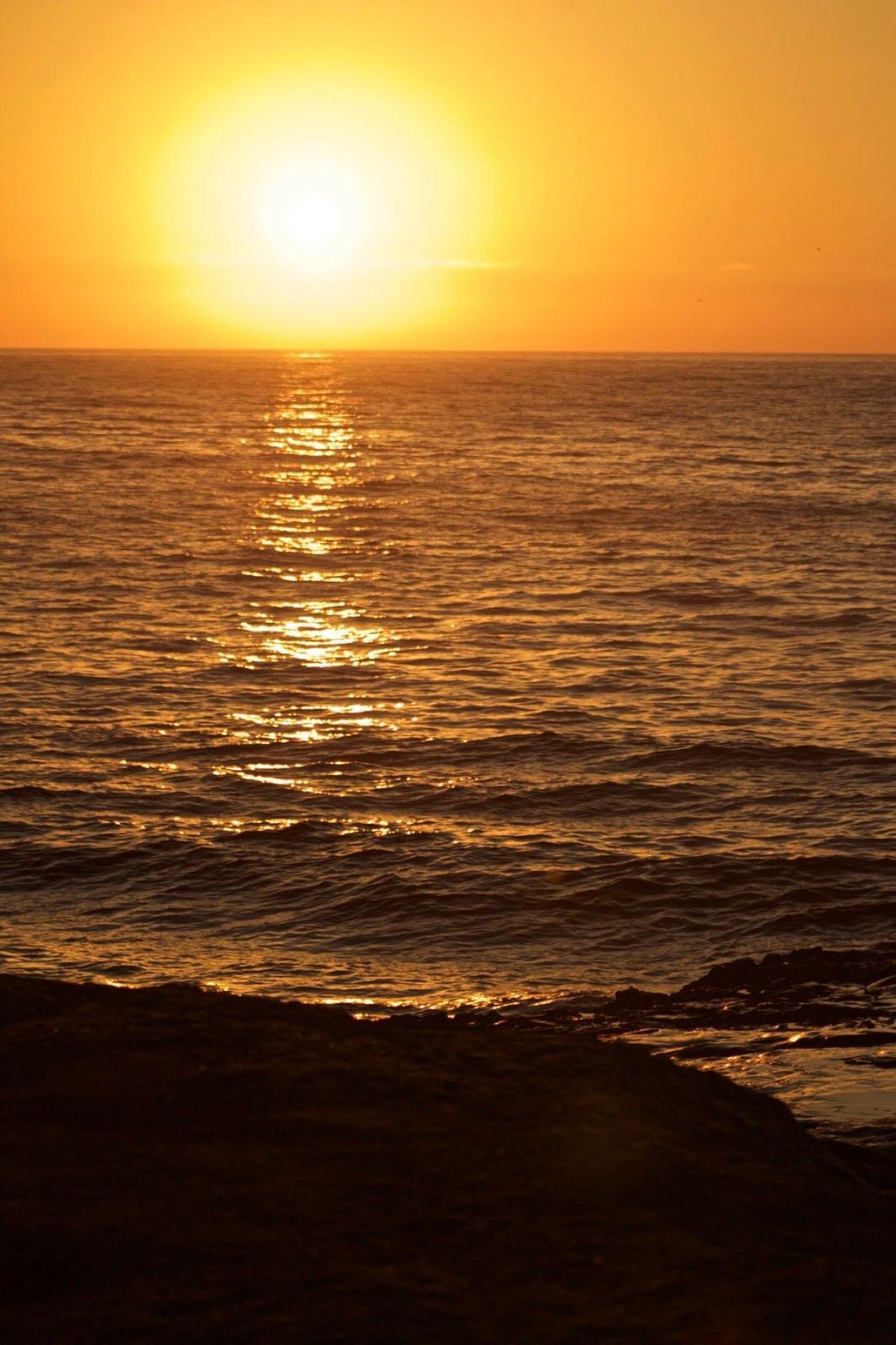 Sol sobre el mar