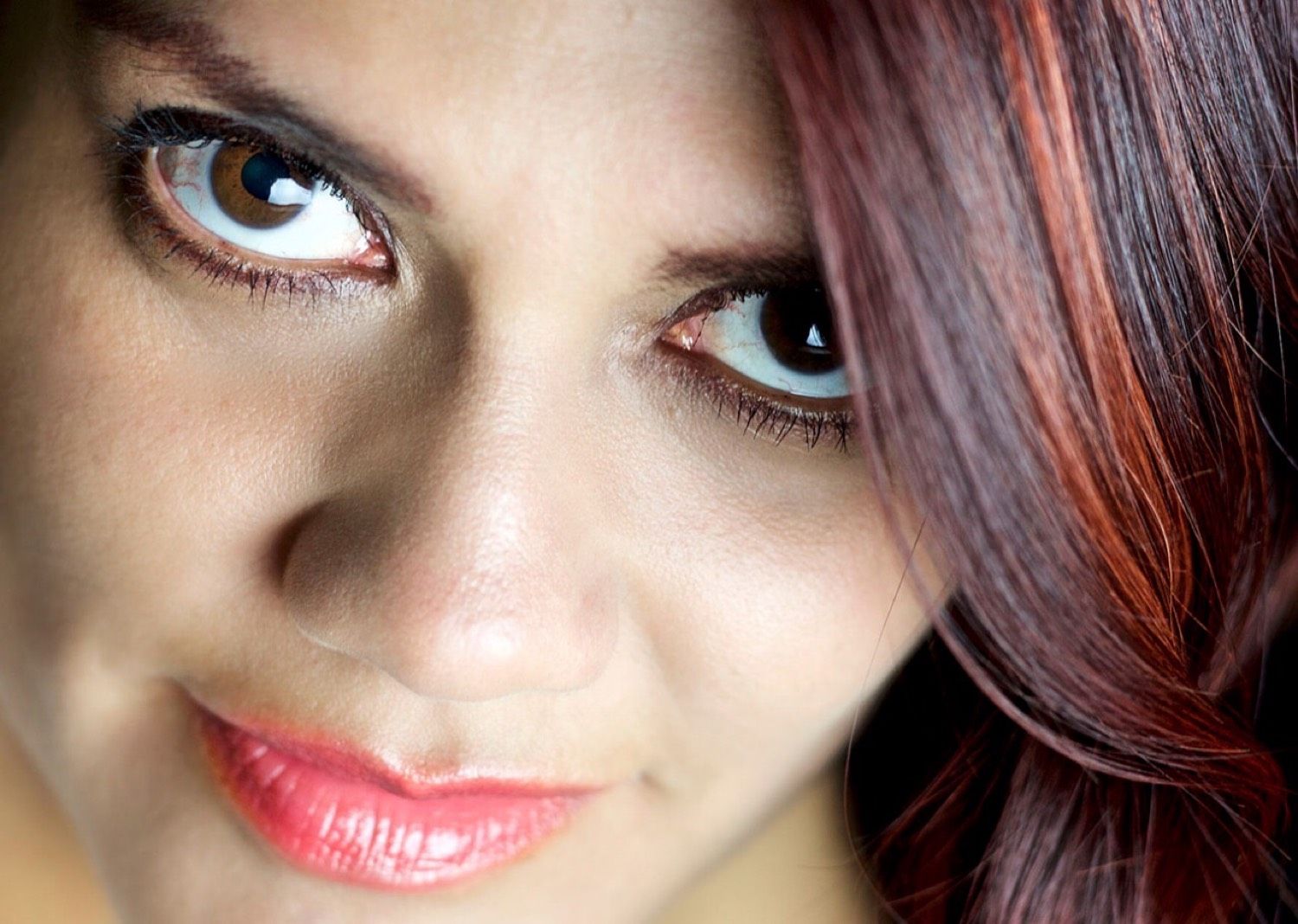 Primer plano de los ojos