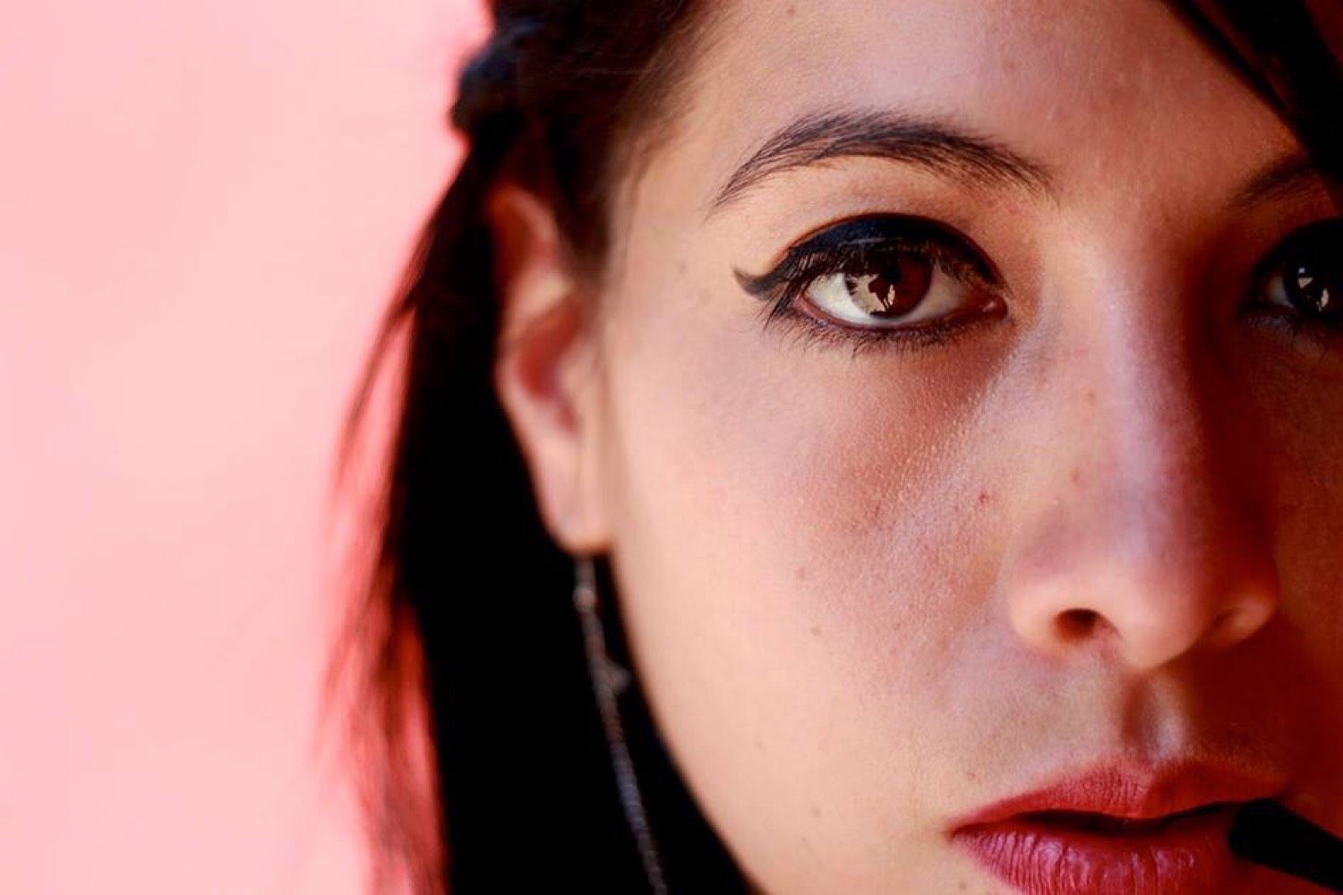 Primer plano de la mirada