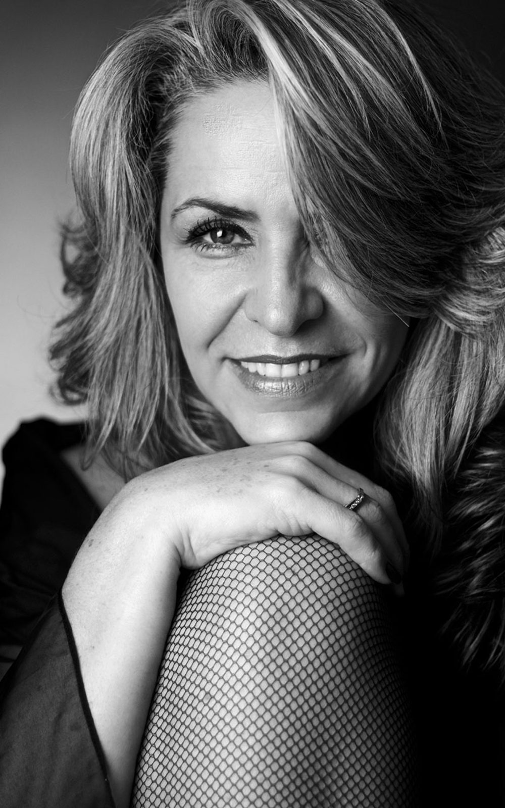 Retrato en blanco y negro